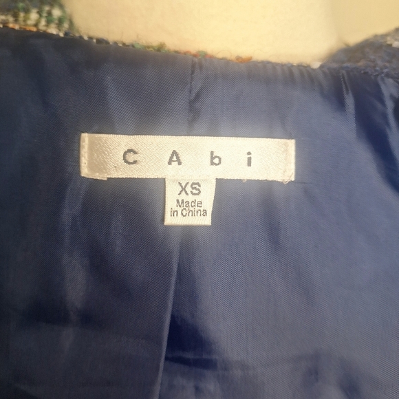 CAbi Wool Blend Tweed Double Breasted Vest SZ XS - Picture 11 of 11